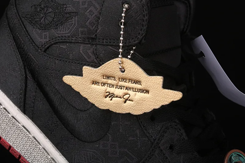 All categories Air Jordan Jordan series basketball shoes Air Jordan 1 Mid CLOT x Air Jordan 1 Mid "Fearless" AJ1 Joe 1 mid-top distressed black silk CU2804-002